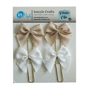 2025 New Popular OEM trường văn phòng kế hoạch kim loại giấy Bow Clips bookmarks Set văn phòng phẩm - Product Image 5