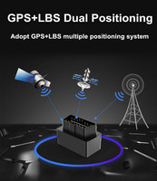 OBD Plug-and-Play OBD Auto GPS-Tracker Echtzeit-Ortungsgerät GPS-Locator OBDII mit Kostenloser Online-App