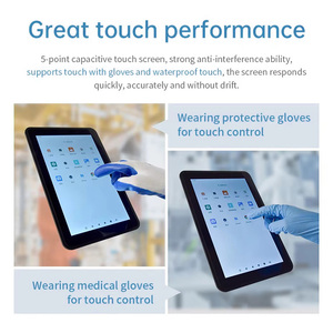 Computadora Táctil Industrial de 7 Pulgadas, Pantalla Curva 2.5D, Táctil con Guantes, IP65 Frontal, IP20 Trasero, PoE Opcional, Alto Brillo, Panel <span class=keywords><strong>PC</strong></span> con IA - Product Image 4