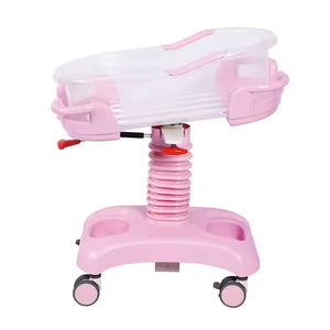 Mobilier de l'hôpital médical nouveau-né soins réglable berceau porte-lit bébé berceaux poussette chariot lit bébé chariot pour bébés - Product Image 5