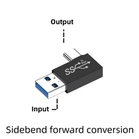 Adaptateur USB-A vers Type-C mâle JILIAN 60W 3.1 10 Gbps, transfert de données haute vitesse, sortie AC, neuf, pour ordinateur portable