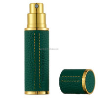 Atomiseur de parfum de voyage de luxe 5 ml, flacon en verre rechargeable avec marquage à chaud et pulvérisateur à pompe