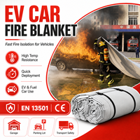 Couverture anti-feu efficace réutilisable pour voiture et véhicules électriques Sécurité de la batterie au lithium pour la protection contre les incendies EV