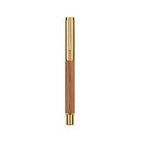 Bolígrafo de lujo de 0,5mm, bolígrafo rodante suave, logotipo personalizado, Metal, Madera Negra, cobre para firmas de regalo