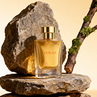 Flacon de parfum carré au prix le plus compétitif, 50 ml, 100 ml, flacon de parfum vide personnalisé avec boîte et couvercle unique