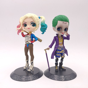 Figuras de acción transfronterizas de Joker, Wonder Woman, Harley Quinn <span class=keywords><strong>y</strong></span> <span class=keywords><strong>Superman</strong></span> con base para decoración - Product Image 2