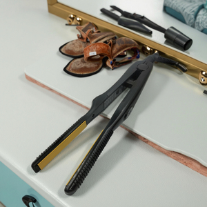 Xách tay <span class=keywords><strong>mini</strong></span> tóc ép tóc uốn sắt nhiệt độ hiển thị nhanh nước nóng điện nhôm tấm LED hiển thị cho hộ gia đình - Product Image 3