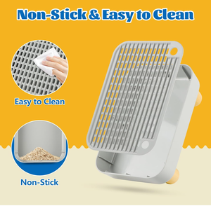 <span class=keywords><strong>Bac</strong></span> à litière pour chat à <span class=keywords><strong>double</strong></span> pédale avec pieds en bois, rampe extra large pour <span class=keywords><strong>bac</strong></span> à litière pour chats âgés de petite taille - Product Image 3