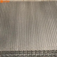 Grillage métallique galvanisé expansé de 3 mm d'épaisseur pour écrans de protection de convoyeurs industriels et filets antichute