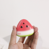 Großhandel Bestseller Wassermelonen-PU Langsam Zurückfedernde Quetschspielzeuge Günstige Fabrik-Squishy-Spielzeuge Meistverkaufte Stressabbau-Softies für Partys