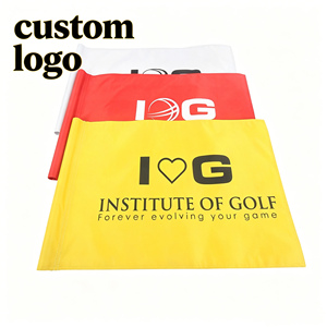 Hot Sale UV Protection Polyester Chequered Neat Stitching Durable Golf Flag for Golf Club Bulk Purchase - Product Image 1