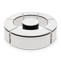 Comptoir de présentation de bijoux sur mesure pour centre commercial, vitrine en verre avec éclairage LED pour bijouterie de diamants