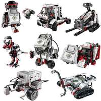 Kit de Robot para Niños Mayores de 9 Años, Juguetes EV3, Bloques Electrónicos Programables DIY, Bloques de Construcción Educativos Inteligentes 45544+45560