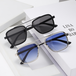 Custom Logo 2026 Vintage <b>Small</b> <b>Frame</b> Pilot Sun Glasses UV400 Metal Square Polarized <b>Sunglasses</b> for Men Women - Product Image 4
