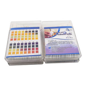 2 cor pH teste preciso tiras caixa plana embalagem SN-3103 - Product Image 6