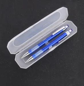 工厂定制钢笔铅笔套装圆珠笔和带打印的自动铅笔，用于盒装包装