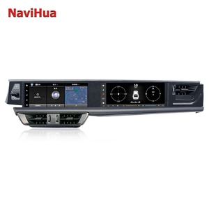 Autoradio GPS Android 13 Navihua avec double écran pour Porsche Macan 2018-2023, Carplay sans fil, lecteur DVD de voiture, tableau de bord - Product Image 1