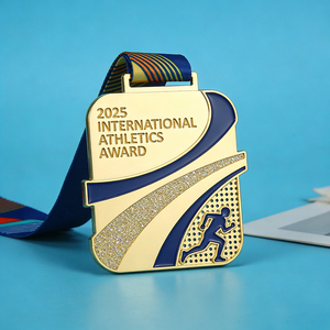 Médailles de championnat sportif en alliage de zinc, design personnalisé, pour lutte, basketball, baseball, football - Product Image 2