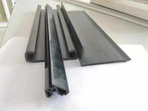Profils de tuyaux rectangulaires en <span class=keywords><strong>PVC</strong></span> personnalisés, tuyaux rectangulaires en plastique <span class=keywords><strong>PVC</strong></span>, profilés en plastique extrudé - Product Image 1