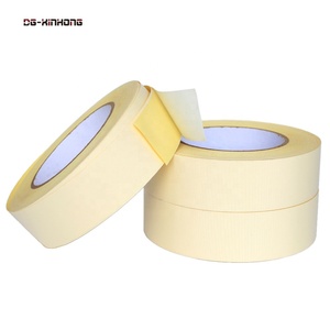 2- Pita Perekat Kain Asetat Isolasi Listrik Tahan Panas Suhu Tinggi Warna Putih Tahan Api untuk Kabel Harness - Product Image 1