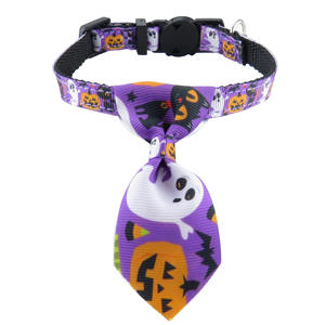 Bonita corbata pajarita y campana Halloween gato <span class=keywords><strong>Collar</strong></span> <span class=keywords><strong>Breakaway</strong></span> hebilla para Kitty seguridad ajustable - Product Image 5