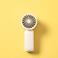 Ventilateur portable personnel mini à main rechargeable à batterie, type-c, à 3 vitesses, refroidissement par air estival, vent puissant