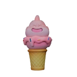 For Dragoned <b>Ball</b> Buu Chibi Anime Figure Good Quality PVC <b>Ice</b> Cream Cone Series for Kids and Gift Giving Wholesale Display - Product Image 1