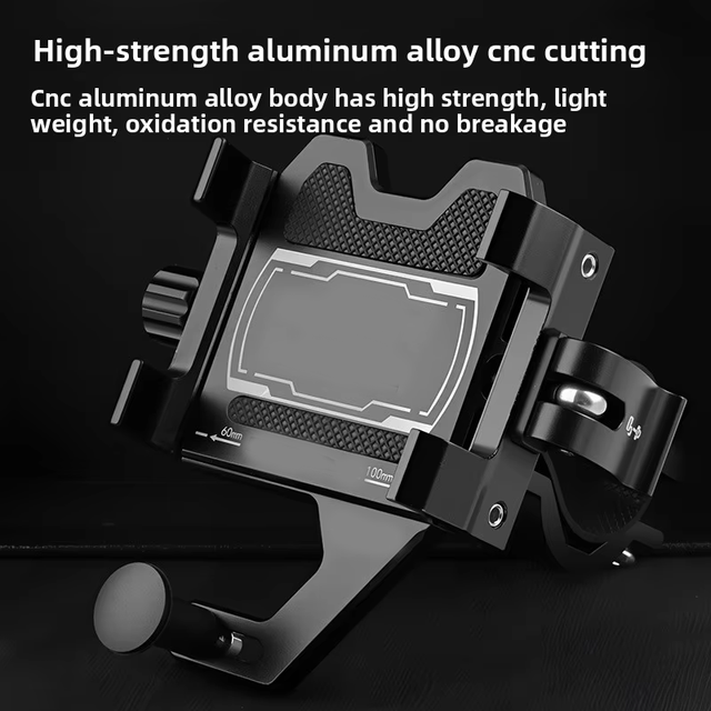 Hot Selling Waterproof Lightweight Portable Adjustable 360 Degree Rotating Aluminum Alloy Bicycle Phone Holder Outdoor