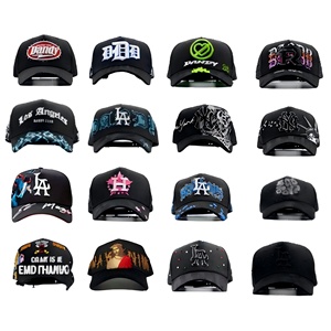 Barbas <b>Hats</b> Originales Customizable High Quality Suede 5-Panel Striped Baseball Caps 3D Embroidery Letter Patterns Gorras 31 <b>Hat</b> - Product Image 1