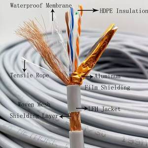 Denixi Fabriek Maatwerk 100M 305M <span class=keywords><strong>Cat6</strong></span> Cat6a Ethernet Kabel <span class=keywords><strong>Utp</strong></span>/ftp/Sfutp/Sftp/Fftp Gigabit <span class=keywords><strong>Lan</strong></span> Kabel Voor Thuiskantoor - Product Image 3