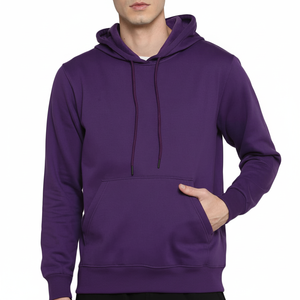 Notions de base impression personnalisée broderie logo surdimensionné 500gsm sweats à capuche vierge polyester coton épais unisexe pull sweats à capuche - Product Image 1