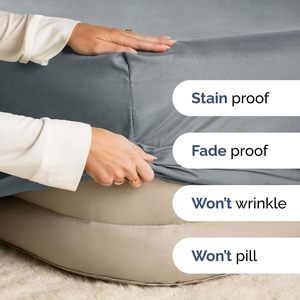 럭셔리 싱글 핏 시트 전용 딥 포켓 퀸 핏 시트 - Product Image 4