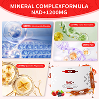 Compléments NAD 1200mg, boisson NAD+ 15ml, liquide énergisant et stimulant la concentration, nicotinamide riboside, réparation du DNA, complément anti-âge pour hommes et femmes