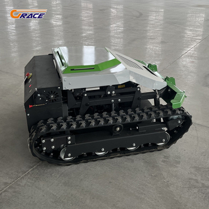 Tondeuse robot à fléaux télécommandée pour herbe, mini débroussailleuse sur chenilles, largeurs de coupe 500mm, 600mm, 800mm, 900mm - Meilleures ventes - Product Image 3