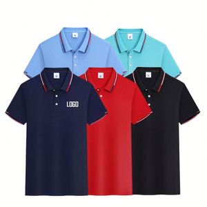เสื้อโปโลชายลดราคาพิเศษ คุณภาพสูง ผ้าคอตตอนหนา พิมพ์ลายโลโก้ได้ตามสั่ง เสื้อโปโลลำลองขายส่งสำหรับผู้ชาย - Product Image 3