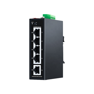 Conmutador de Red Industrial Gigabit Ethernet de Alto Rendimiento GIANTECH de 5 Puertos, Comunicación Full-Duplex/Half-Duplex, Soporte VLAN - Product Image 4