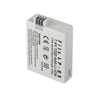 LPE5 máy ảnh kỹ thuật số có thể sạc lại pin máy ảnh <span class=keywords><strong>LP</strong></span>-<span class=keywords><strong>E5</strong></span> Pin <span class=keywords><strong>E5</strong></span> Pin cho Canon - Product Image 4