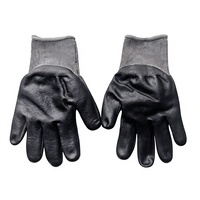 Gants personnalisés 18G en nitrile micro-mousse respirant, enduits, anti-coupure niveau A7, résistants à l'abrasion et aux déchirures, avec finition sel et poivre