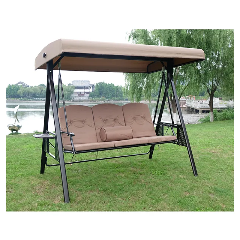 Juecheng 3-zits Terrasstoelen Buiten Moderne Hangmat Schommelstoel