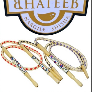 Manguera de hookah Khateeb con mango de madera tradicional al por mayor - Product Image 1