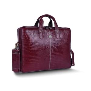 Sacs à dos pour ordinateur portable en cuir rouge 100% véritable meilleure vente fermeture à glissière de mode fabriquée à la main étanche à vendre à bas prix - Product Image 5