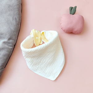 Bavoirs en mousseline 100% coton super absorbants pour bébé Logo personnalisé lavable pour les tout-petits et les nourrissons pour manger et baver - Product Image 5