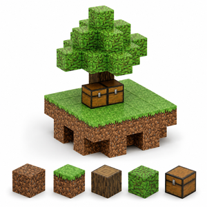 Set di Blocchi Magnetici Quadrati a Tema Foresta in Plastica, Certificati EN71, Giocattoli Educativi per Bambini, Vendita all'Ingrosso - Product Image 1