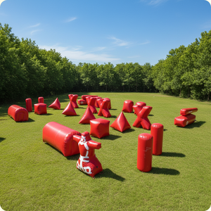 Bunkers de paintball gonflables <span class=keywords><strong>The</strong></span> Game Zone, bunkers de terrain de bataille gonflables - Product Image 1