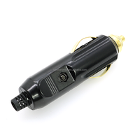 Amerikanischer Auto-Zigarettenanzünder-Stecker Vergoldet 12V/24V 5A 10A 20A Bakelit-Zigarettenanzünder-Adapter Anschluss