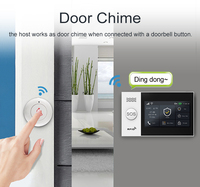 Kit d'alarme de sécurité domestique intelligent sans fil Tuya avec capteur de mouvement PIR, capteur de porte et carte RFID
