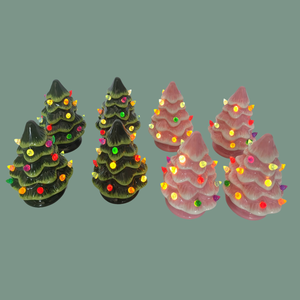 2025 Hot Sale Promotional Custom Led Ceramic Christmas <strong>Tree</strong> Xmas <strong>Artificial</strong> <strong>Tree</strong> Decoration Ornament with Led <strong>Lights</strong> - Product Image 4