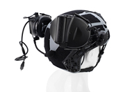 ZTAC CII Ensemble d'adaptateurs de rail de casque tactique Version rapide Fit All Z-tactical PTT ENC Casque de réduction du bruit IPX-7 ABS étanche