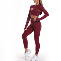 Soutien-gorge de sport taille haute pour femmes, ensemble de vêtements de Yoga court, nouveau Style de gymnastique, Sexy, 2023