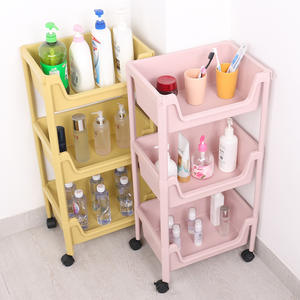 Scaffalature di Design TX-9085 pavimento, semplice <span class=keywords><strong>armadio</strong></span> di stoccaggio multistrato per bambini domestici, progettato contro il <span class=keywords><strong>muro</strong></span> con ruote - Product Image 1